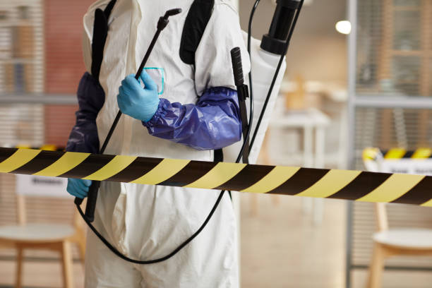 Professional Biohazard Cleanup technician working in Rothschild, WI